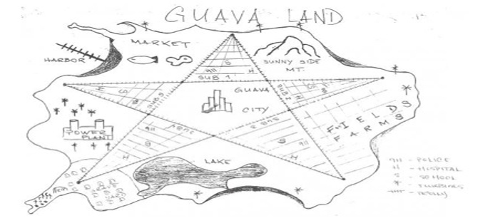 Figure 9. A map of Guavaland.