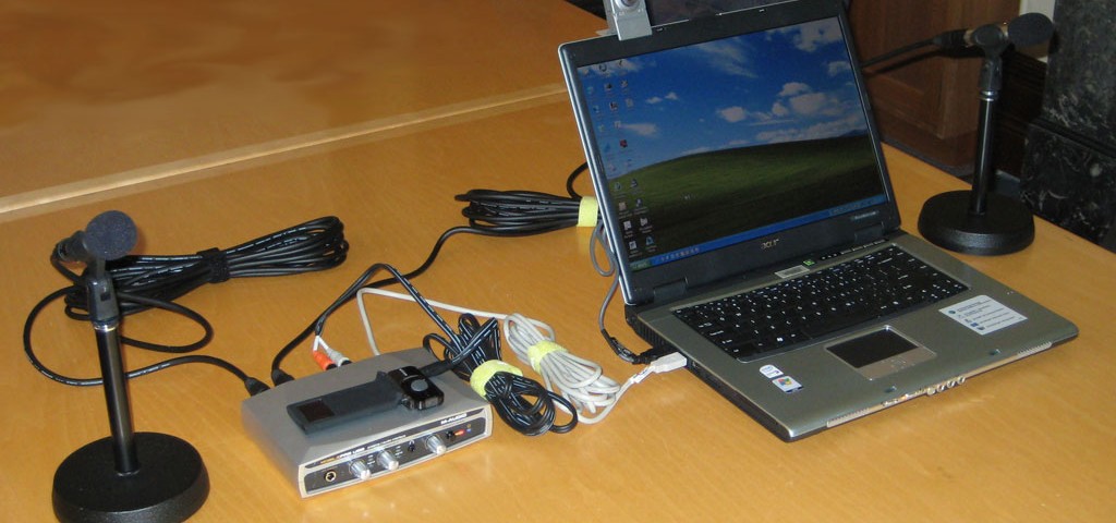 "Resource Development Kits for the ANT Project (1)" by Stephan Ridgway from Sydney, Australia - M-Audio MobilePre USB mixer and micsUploaded by shoulder-synth. Licensed under CC BY 2.0 via Wikimedia Commons.