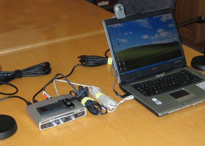 "Resource Development Kits for the ANT Project (1)" by Stephan Ridgway from Sydney, Australia - M-Audio MobilePre USB mixer and micsUploaded by shoulder-synth. Licensed under CC BY 2.0 via Wikimedia Commons.